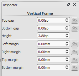 Inspector for vertical frame